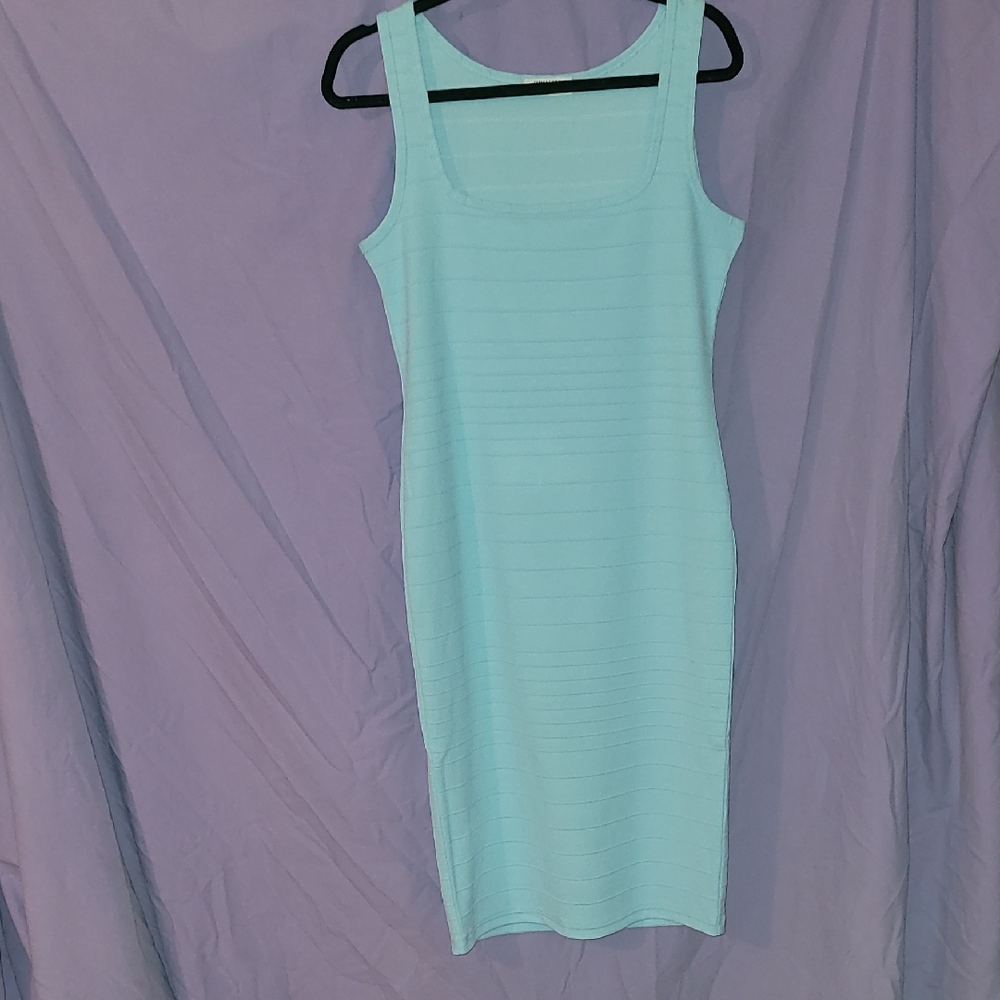 Zenana Outfitters Mint Green Square-Neck Midi Dress